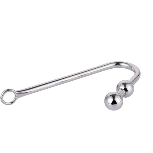 Balls 4417 Steel Two Stainless Hook Anal Pleasurable 0813